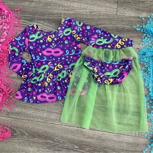 Boutique Girls Mardi Gras Costume/Outfit